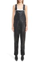 Women's Givenchy Faux Leather Overalls