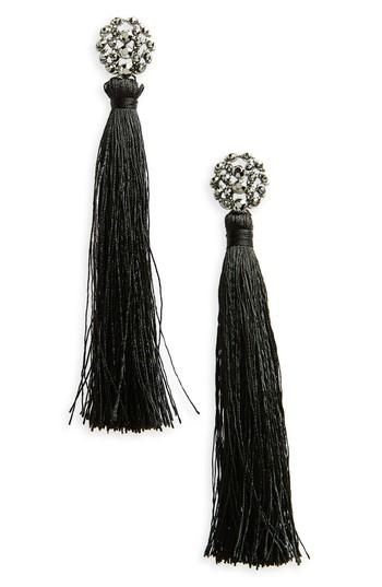 Women's Topshop Ornate Stud Tassel Earrings