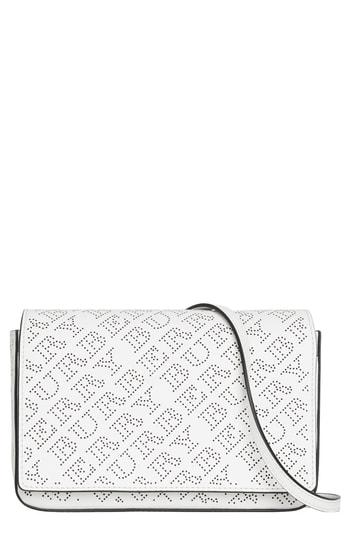 Women's Burberry Hampshire Perforated Leather Crossbody Bag -