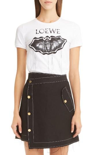 Women's Loewe Bat Logo Tee