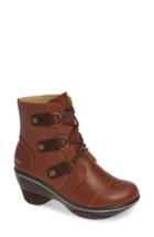 Women's Jambu Emma Lace-up Bootie .5 M - Brown