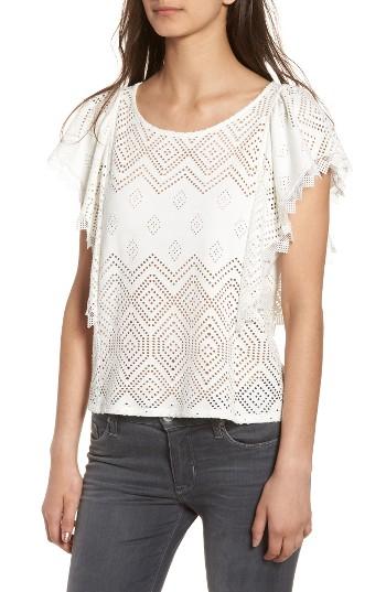 Women's Ella Moss Justina Flutter Top