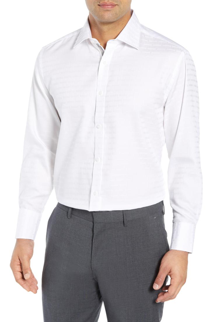Men's English Laundry Regular Fit Solid Dress Shirt - 34/35 - White