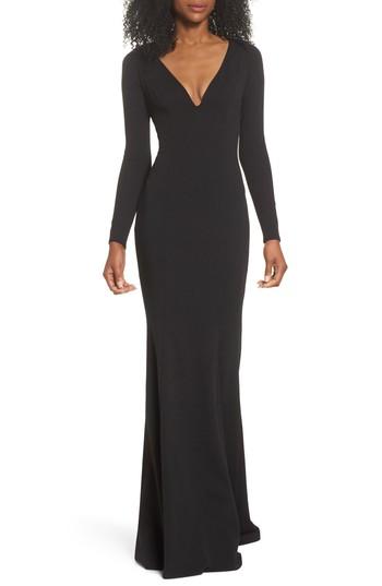 Women's Katie May Back Cutout Trumpet Gown