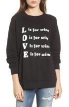 Women's Wildfox Wino - Sommers Sweatshirt - Black