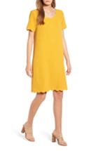 Women's Everleigh Scallop Shift Dress - Yellow