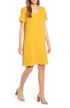Women's Everleigh Scallop Shift Dress - Yellow