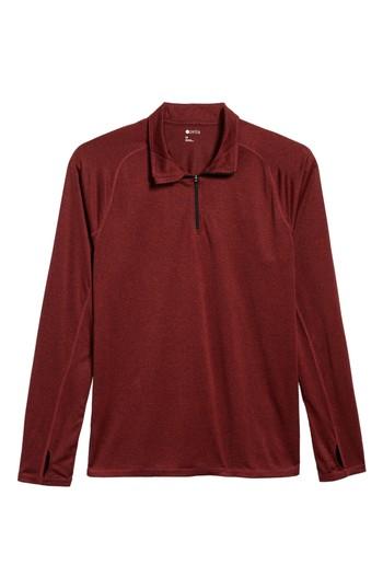 Men's Zella Jordanite Quarter Zip Pullover, Size - Red