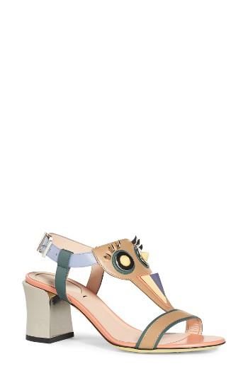 Women's Fendi Stud Fantasia Sandal .5us / 35eu - Beige