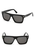 Men's Tom Ford Ernesto 55mm Sunglasses - Black/ Smoke Lenses