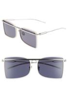 Women's Calvin Klein 60mm Butterfly Sunglasses - White