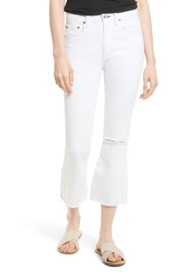 Women's Rag & Bone/jean Marilyn High Waist Crop Flare Jeans