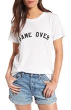 Women's Sub Urban Riot Game Over Slouched Tee - White