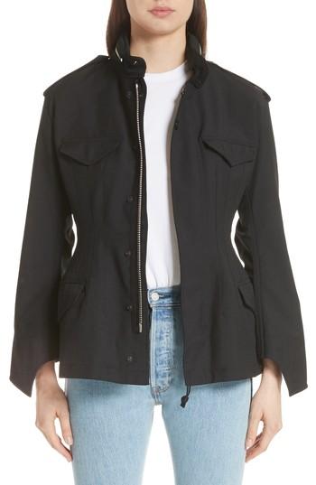 Women's Junya Watanabe Cinch Waist Jacket - Black