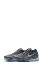 Women's Nike Air Vapormax Flyknit Running Shoe .5 M - Grey