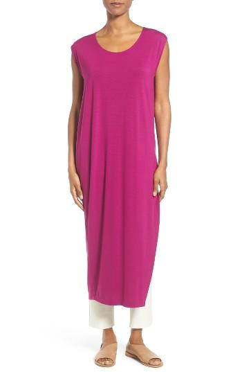 Women's Eileen Fisher Lightweight Jersey Tunic - Pink