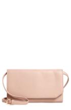 Women's Nordstrom Leather Wallet On A Strap -
