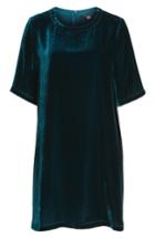 Women's Eileen Fisher Velvet Tunic, Size - Blue