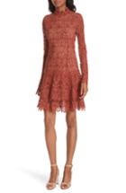 Women's Jonathan Simkhai Guipure Lace Flare Hem Midi Sheath Dress