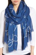 Women's Kate Spade New York Howdy Scarf, Size - Blue
