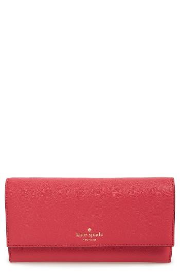 Women's Kate Spade New York Leather Iphone 7 Wallet - Pink