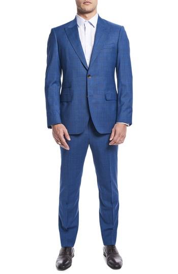 Men's Strong Suit By Ilaria Urbinati Zooey Slim Fit Plaid Wool Suit (nordstrom Exclusive)