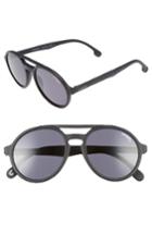 Men's Carrera Eyewear Pace 53mm Sunglasses - Matte Black/ Grey Blue