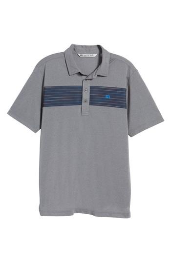 Men's Travis Mathew Triple Switch Pique Polo, Size - Grey