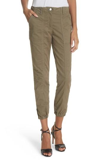 Women's Veronica Beard Field Cargo Pants - Green