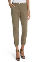 Women's Veronica Beard Field Cargo Pants - Green