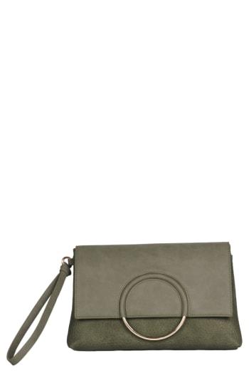 Urban Originals Custom Vegan Leather Wristlet Clutch - Beige