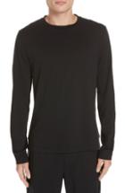 Men's Helmut Lang Overlay Long Sleeve T-shirt - Black