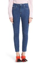 Women's Msgm Stripe High Waist Jeans