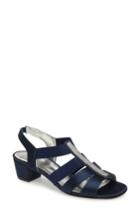 Women's David Tate Eve Embellished Sandal .5 N - Blue