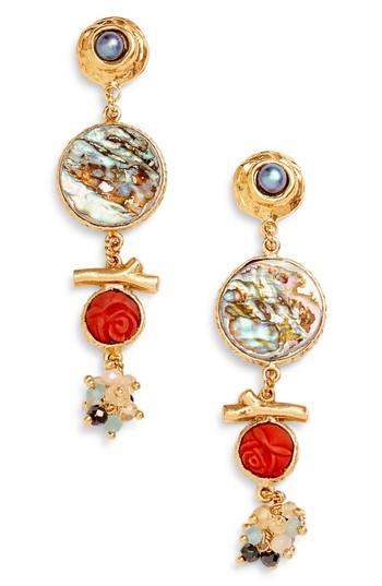 Women's Gas Bijoux Beaded Drop Earrings