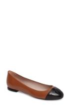 Women's Taryn Rose Rosa Ballet Flat .5 M - Brown