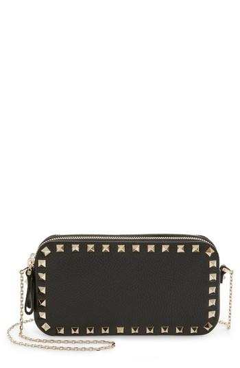 Valentino Garavani Rockstud Leather Pouch - Pink