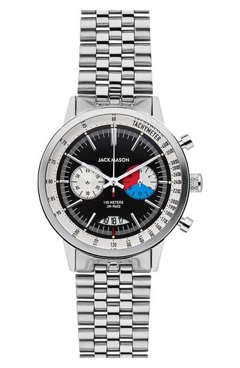 Men's Jack Mason Racing Chronograph Bracelet Watch, 40mm