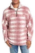 Men's True Grit Big Plaid Frosty Tipped Faux Fur Pullover, Size - Purple