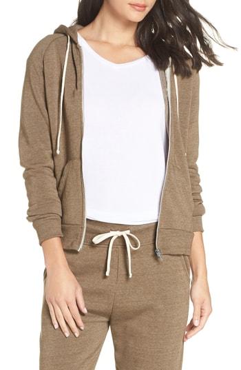 Women's Alternative Adrian Zip Hoodie - Green