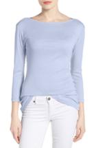 Women's Caslon Three Quarter Sleeve Tee P - Blue