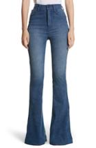 Women's Brandon Maxwell High Waist Bell Bottom Jeans