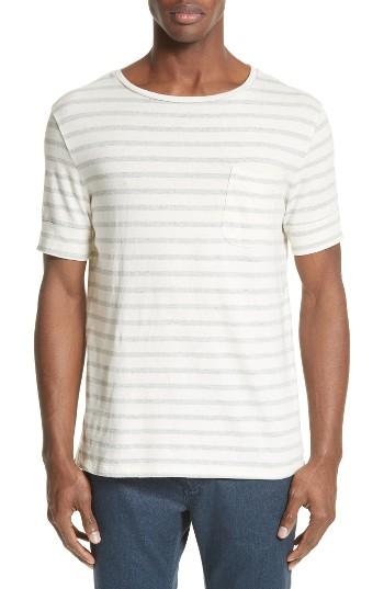 Men's Eidos Breton Stripe Pocket T-shirt