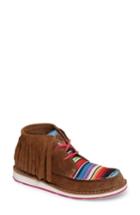 Women's Ariat Cruiser Fringe Chukka Boot M - Brown