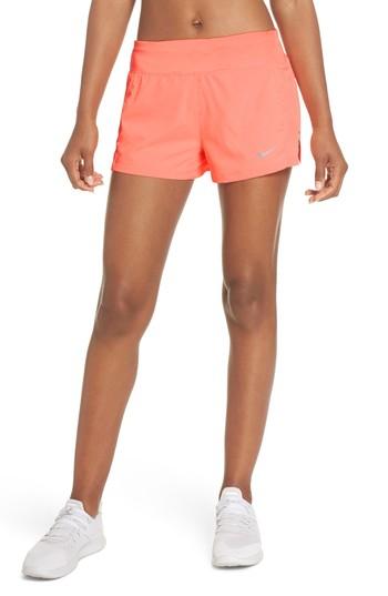 Women's Nike Dry Eclipse Running Shorts - Red