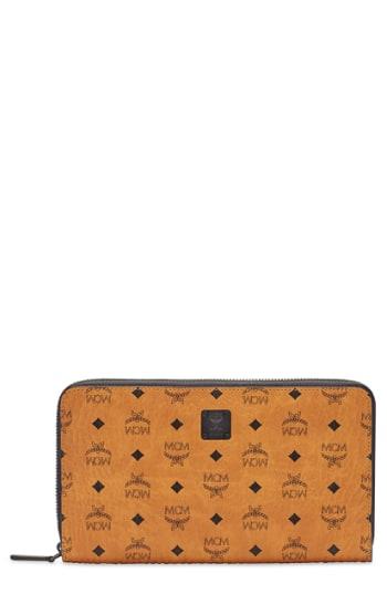 Women's Mcm 'nomad' Zip Around Travel Wallet -