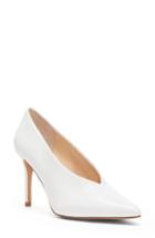Women's Vince Camuto Ankia Suede Pump .5 M - White