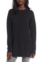 Women's Bp. Seam Front Tunic Sweater - Black