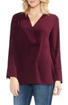 Women's Vince Camuto Layered V-neck Blouse - Red