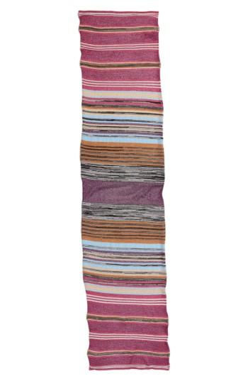 Women's Missoni Metallic Stripe Scarf, Size - Pink
